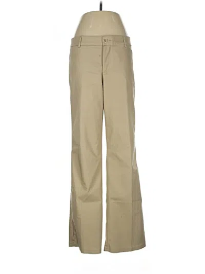 Pre-owned Lee Khaki Pant In Brown