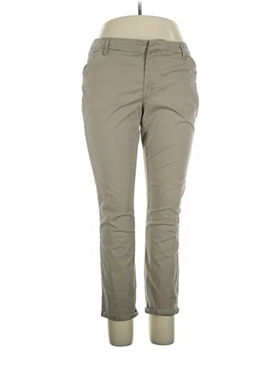 Pre-owned Lee Khaki Pant In Brown