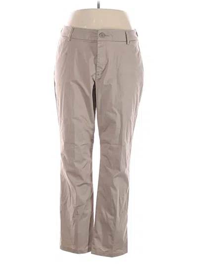 Pre-owned Lee Khaki Pant In Brown