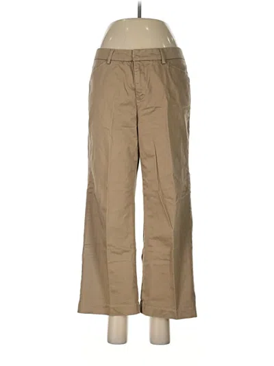 Pre-owned Lee Khaki Pant In Brown