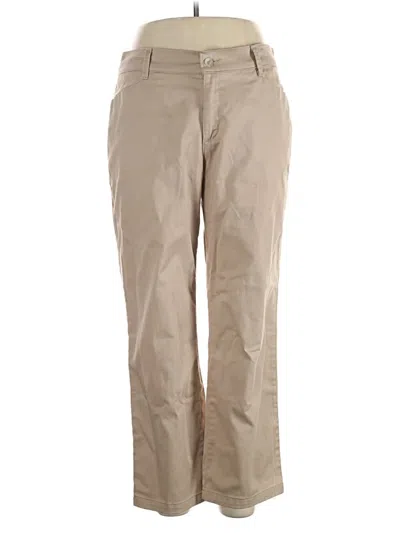 Pre-owned Lee Khaki Pant In Brown