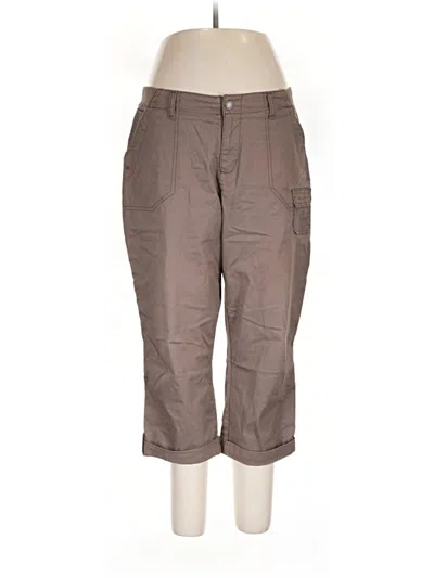 Pre-owned Lee Khaki Pant In Brown