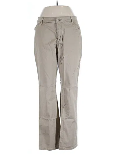 Pre-owned Lee Khaki Pant In Gray