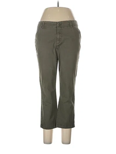 Pre-owned Lee Khaki Pant In Green