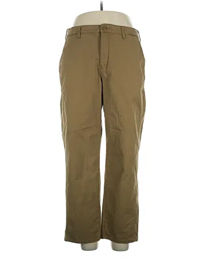 Pre-owned Lee Khaki Pant In Green