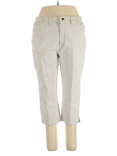 Pre-owned Lee Khaki Pant In Ivory