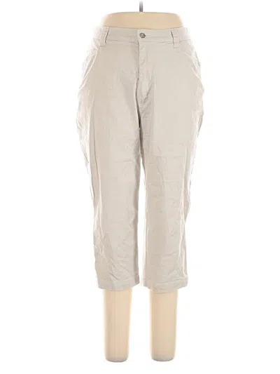 Pre-owned Lee Khaki Pant In Silver