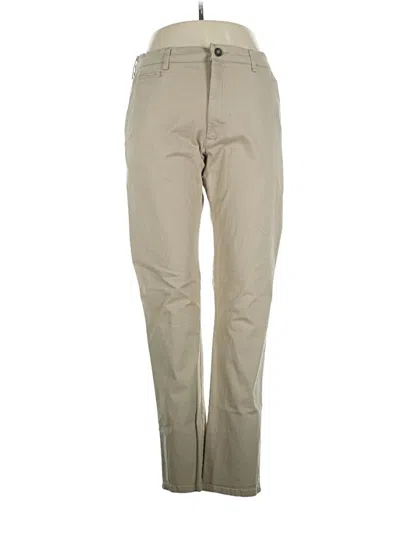 Pre-owned Lee Khaki Pant In Tan