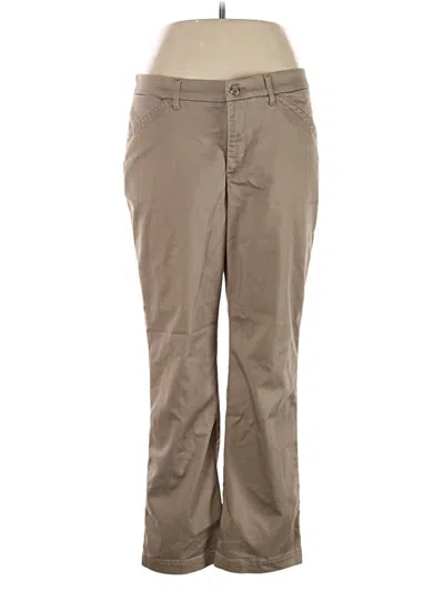 Pre-owned Lee Khaki Pant In Tan