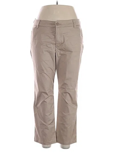 Pre-owned Lee Khaki Pant In Tan