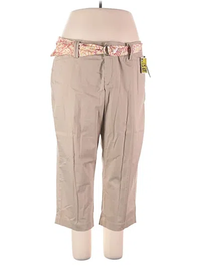 Pre-owned Lee Khaki Pant In Tan