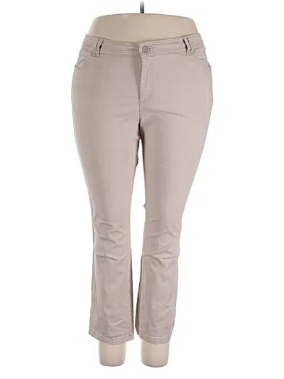 Pre-owned Lee Khaki Pant In Tan