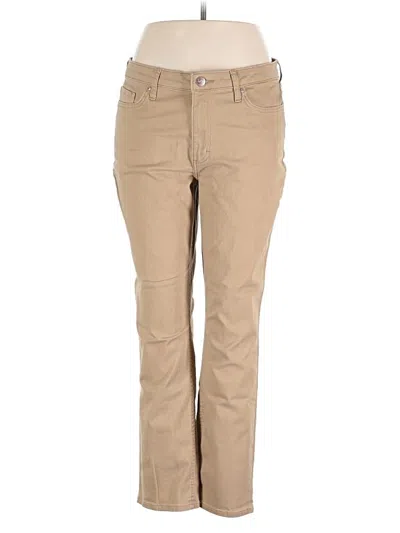 Pre-owned Lee Khaki Pant In Tan