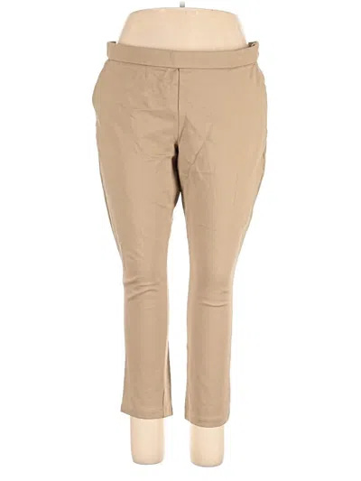 Pre-owned Lee Khaki Pant In Tan