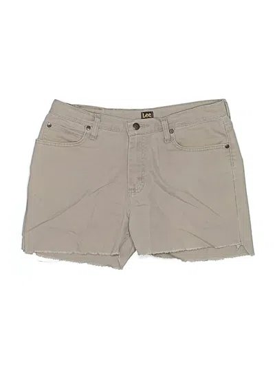 Pre-owned Lee Kids' Khaki Shorts In Brown