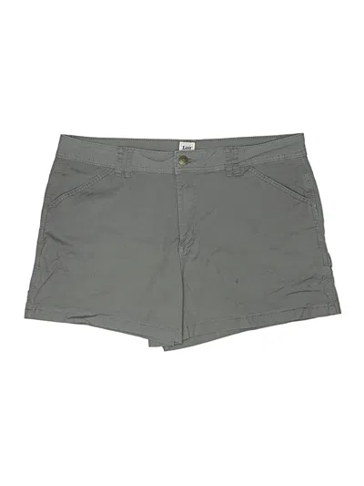 Pre-owned Lee Khaki Shorts In Gray