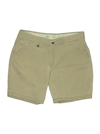 Pre-owned Lee Khaki Shorts In Green