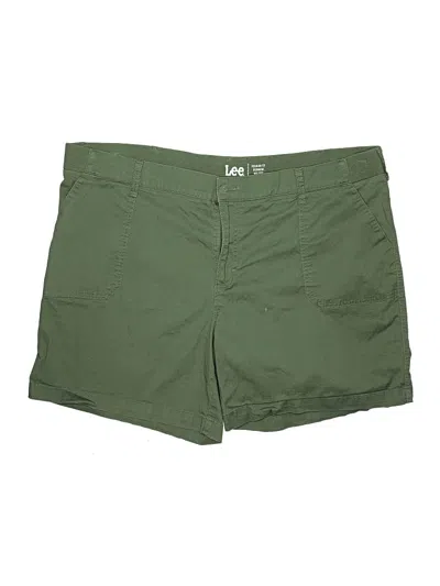 Pre-owned Lee Khaki Shorts In Green