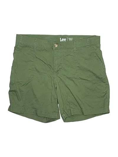 Pre-owned Lee Khaki Shorts In Green