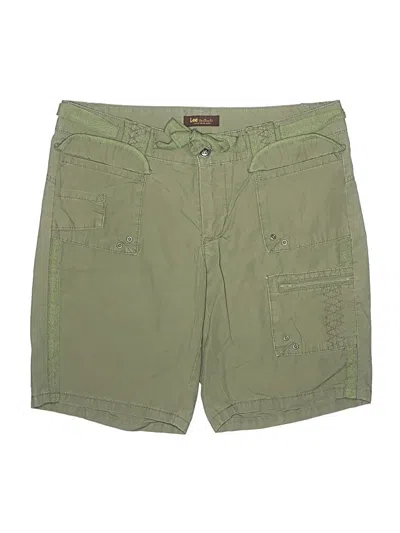 Pre-owned Lee Khaki Shorts In Green