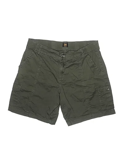 Pre-owned Lee Khaki Shorts In Green
