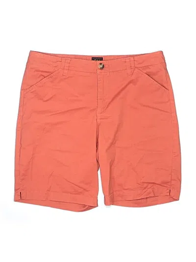 Pre-owned Lee Khaki Shorts In Orange