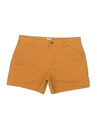Pre-owned Lee Khaki Shorts In Orange