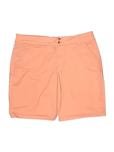 Pre-owned Lee Khaki Shorts In Orange