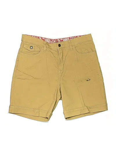 Pre-owned Lee Khaki Shorts In Yellow