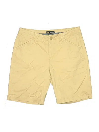 Pre-owned Lee Khaki Shorts In Yellow