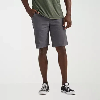 Lee Legendary Carpenter Mens 11" Stretch Fabric Denim Short In Gray