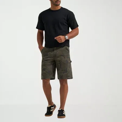 Lee Legendary Carpenter Mens 11" Stretch Fabric Denim Short In Blue