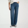Lee Legendary Womens Mid Rise Stretch Fabric Relaxed Fit Jean In Blue