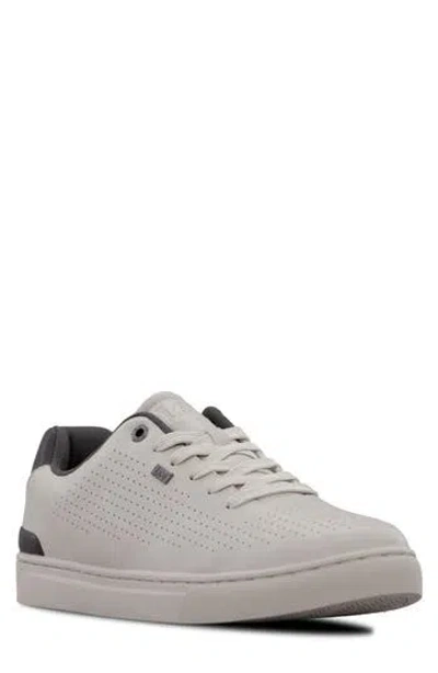 Lee Lennon Faux Leather Sneaker In Gray