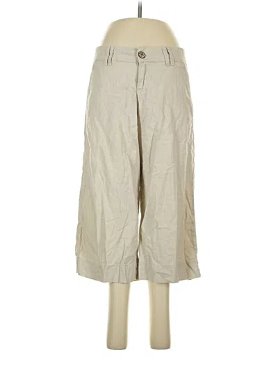 Pre-owned Lee Linen Pants In Tan