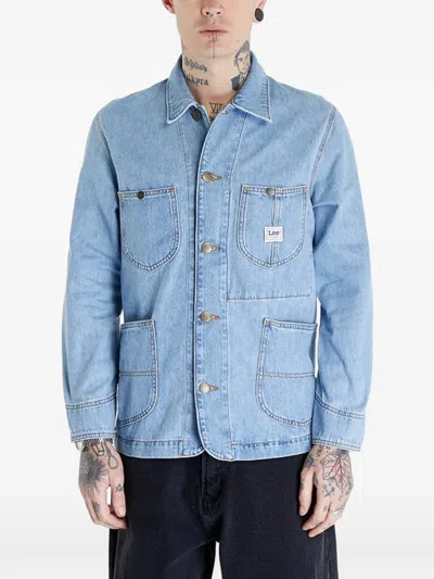 Lee Loco Patch-pocket Denim Jacket In Blue