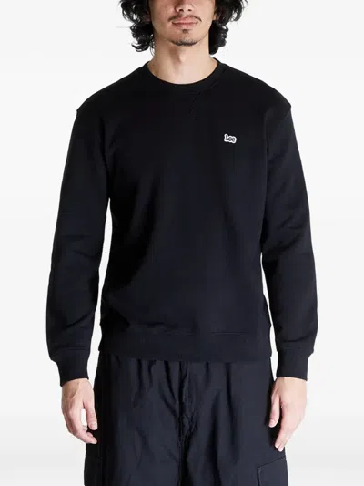 Lee Logo-patch Sweatshirt In Black