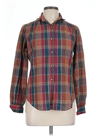 Pre-owned Lee Long Sve Blouse In Brown
