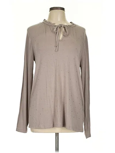 Lee Long Sve Polo Shirt In Gray