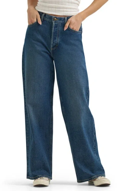 Lee Low Slung Slouch Jeans In Blue