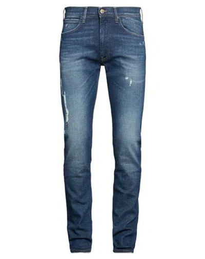 Lee Man Jeans Blue Size 29w-34l Cotton, Polyester, Elastane