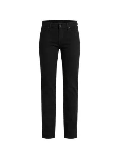 Lee Marion Straight-leg Jeans In Black