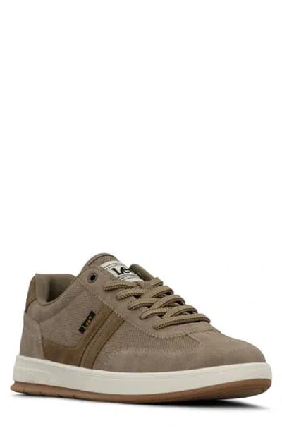 Lee Mateo Faux Leather Sneaker In Brown