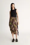 Lee Mathews Adeline Skirt In Cedar