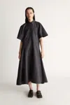 Lee Mathews Andre Shirt Dress In Blue