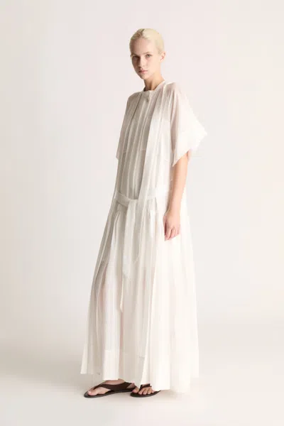 Lee Mathews Anita Dress In Natural