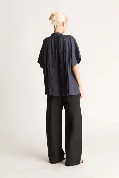 Lee Mathews Anita Top In Blue