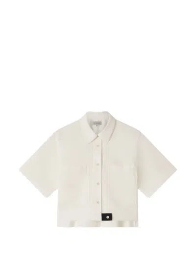 Lee Mathews Annie Short-sleeve Shirt In White