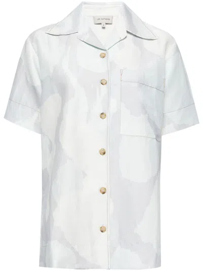 Lee Mathews Avery Shirts In Blue