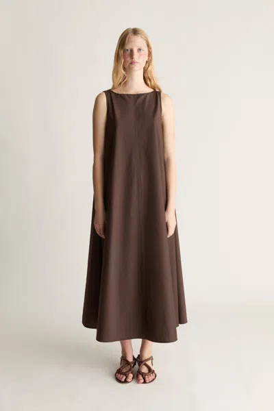 Lee Mathews Balfour A Line Dress In Brown
